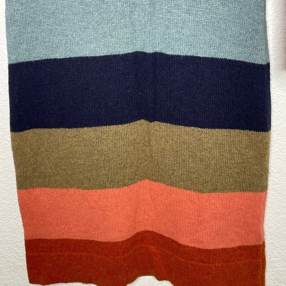 Anthropologie Isabelle Sinclair dress sweater striped wool blend sz XS - Picture 6 of 11